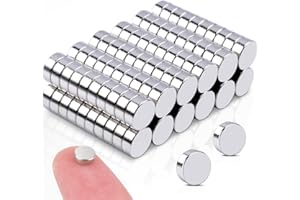 SWIHORAB 120 Piezas Imanes Pequeños Fuertes, Mini Imanes de 4x1,5 mm Imanes Redondos de Neodimio Imanes Fuertes, Pequeños Imanes de Nevera para Pizarra Magnética, Pizarra Blanca, Tarjeta