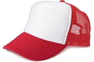 styleBREAKER Gorra de Camionero Unisex de 5 Paneles con Malla Transpirable, Cierre Ajustable con Clic, diseño Ligero y ventilado para Hombres y Mujeres