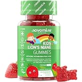 Lion's Mane for Children | 30 Sugar Free Gummies | Novomins | Lions Mane with Zinc, Vitamin B6 &amp; Folic Acid | Nootropics for