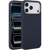 CONSTRAIN - iPhone 17 Pro Max ile uyumlu MagSafe ile uyumlu Sarj Destekli Kumaş Tasarımlı Sert PC Kılıf - Lacivert