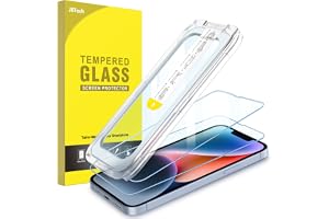 JETech En Beröring Installera Skärmskydd för iPhone 14/17e, 2-Pack