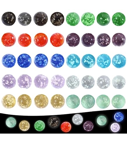 25 Billes En Verre Pépites Bleu – 24 Billes De 16 Mm Et 1 Calot De 25 Mm, Idéales Pour Jeux Et Collections