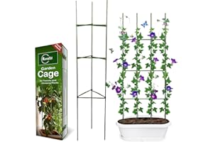 RUMSFEL Apoyo para Plantas, Robustos Postes de Soporte para Plantas, Jaula para Plantas de Tomate, Escalada Vegtables, Flowers, Fruit Grow Cage (Un Grupo)