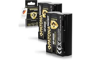 PATONA 2X Protect V1 Bateria NP-W235, NTC Compatible con Fuji Fujifilm X-T4, X-T5, X-H2, X-S20