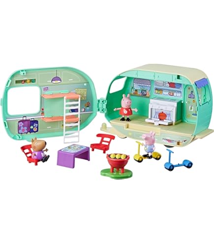 LEGO Duplo Peppa Pig Les Vacances au Camping - Jouet Montessori dès 2