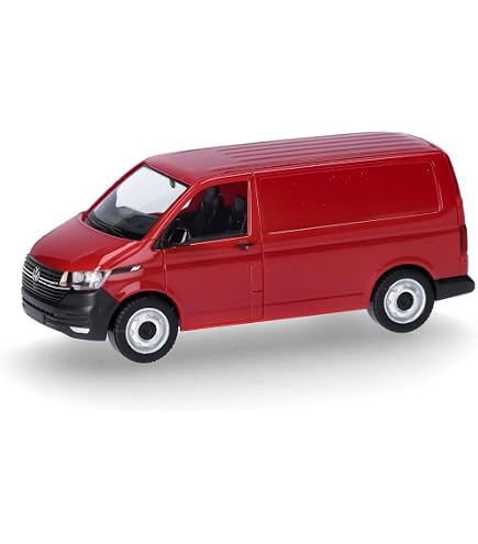 Herpa Modèle réduit Voiture VW ID. Buzz Cargo DHL, Miniature à l'échelle 1:87, pièce de Collection, Made in Germany, modèle en Plastique