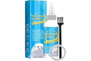 Xnuoyo Gel Pulente per Sneakers e Calzature Casual con Applicatore e Spazzola, Detergente Professionale per la Cura delle Scarpe e la Pulizia delle Scarpe
