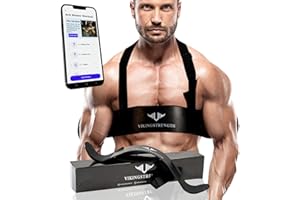 VIKINGSTRENGTH Bicep Tricep Arm Blaster for Preacher Curl Effect Solid Arm Isolator Helps You Increase Muscles, Definition and Strength - Premium Quality for Weightlifting + V-Strength Workout App