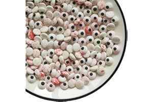 ‎TMADE Essbare blutigen Zuckeraugen Halloween Streusel Deko-Augen Kuchen Cupcake Topper Keksdekorationen Dessertstreusel Augapfel süßigkeiten streusel für die tägliche Kuchendekoration zu Weihnachten