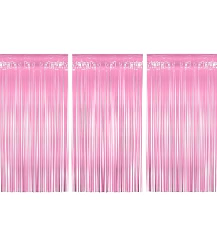 Tende Metalliche Per Feste - 6 Pezzi 1x2m Decorazioni Sfondo Compleanno E Eventi - Foto 2