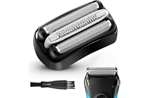 OHLING 32B S3 Shaver Replacement Heads, Electric Shaver Replacement Head Accessories Compatible with Braun Series 3, Electric Shaver Foil & Cutter Razor Heads Fits Model 3040s 3010s 3050cc 3080s 390cc Etc