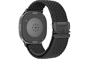 SOLOLUP Geflochtenes Armbänder für Samsung Galaxy Watch 8/8 Classic Armband 40mm 44mm 46mm Herren Damen,Stretchy Nylon Stoff Strap Fallschirmverschluss Sport Loop für Samsung Watch 8/8 Classic