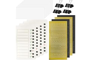 4 pcs Chore Chart Memo Board with 4 Alphabet Stickers for Kids, CNYMANY DIY Plastic Customized Checklist Board Detachable Message Board RV Checklist Planner Daily to Do List