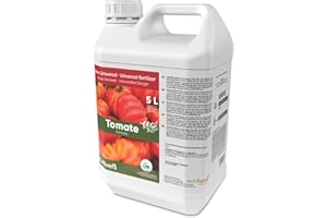 CULTIVERS Fertilizante Tomates Ecológico 5 L. Abono Líquido100% Orgánico y Natural, Potencia el Sabor y el Crecimiento. Aumenta la Calidad de los Frutos y la Cosecha