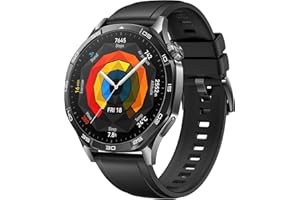 ‎HUAWEI HUAWEI WATCH GT 5 46 mm, śledzenie stanu zdrowia, żywotność baterii do 14 dni, kompatybilność z iOS i Androidem, czarny