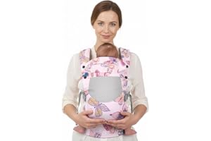 YooxArmor Mochila Portabebés,Ergonómico Portabebé Adapt para Recién 3 a 36 Meses Nacidos Desde el Nacimiento,Ajustable Cómodo y ligero, para Bebés de 3 a 30 kg