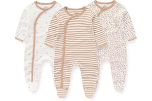 MAMIMAKA Baby Clothes Unisex Newborn Baby Grow one-Piece for Boys and Girls