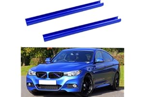 2 STÜCKE Frontgrill Einsatz, Kikuo Blue Streifen Kühlergrill Einsätze Zierleiste Kompatibel Grill Stripes mit_B-M-W_ 1 2 3 4 Serie, F20 F21 F40 F22 F23 F24 F44 F30 F31 F34 F35 F32 F33 F36 G29