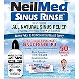 NeilMed SinuRinse/50 Sachets Kit Including Easy Squeeze Bottle