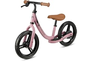 Kinderkraft Space 2 Bicicleta sin Pedales, Bicicleta Niño 2 años, Bicicleta 2 Ruedas, Sillín Ajustable, con Freno, Ligera, 3.6 kg, Ruedas 28 cm de diámetro, 35 kg