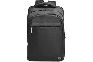 HP Renew Business Backpack Mochila para Portátil de 17.3 pulgadas, Poliéster Reciclado, Resistente al Agua, Cremallera, Negro