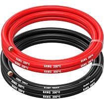 Silikon-Kabel 8 AWG, 10 Fuß Rot – Superflexibel, 8,37 Mm², Für RC-Modelle, Auto-Batterien & Elektronik