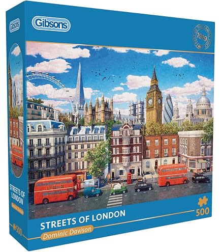 The House Of Puzzles „Storm Chased“ Puzzle – 500 Teile, Kunstvoll Illustrierte Landschaft