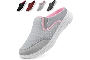 Acfoda Slip On Hausschuhe Damen Sommer Leichte Atmungsaktive Freizeit Schuhe, Gr.35-42