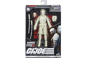 G.I. Joe E8496 Classified Series - Snake Eyes: Figura Premium Storm Shadow 17 con empaque con Arte Distintivo - 15 cm