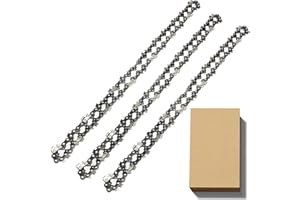 BURNTOP 3X Chainsaw Chain for 20 Inch (50cm) Bar 76 Drive Links, 0.325inch Pitch, 0.058inch Gauge, Replacement Saw Chain Fit Timberpro 62CC and Other Chainsaws