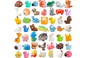 WIURGOHA 50 Pcs Mini Resin Animals 50 Styles Tiny Resin Animals Figurines Bulk for Fairy Garden Miniature Dollhouse Accessories Hide Crafts Decor
