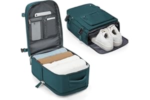 BJLFS Borse da Cabina per Ryanair 40×30×20 Zaino da Viaggio con Sottovuoto Bagaglio a Mano 40x20x25 Easyjet 45×36×20,Zaino Wizzair 40x30x20,Zaino Casual per laptop da 14 pollici per scuola