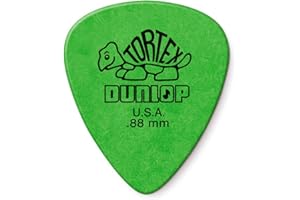 JIM DUNLOP Dunlop 418P88 Lot de 12 Médiators pour Guitare Vert