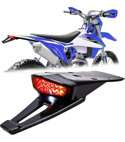 Universal Smoke LED Turn Signals – Pair Of Dual Light For Dirt Bikes & Sportbikes 6 thumbnail image