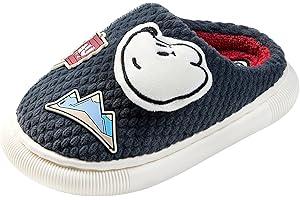 SMajong Zapatillas de Estar por Casa para Niñas Niños Antideslizante Pantuflas de Invierno Cómodas Felpa Slippers Caliente Zapatos Interior de Dibujos Animados