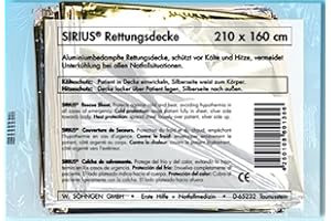W. SÖHNGEN GMBH Söhngen Rettungsdecke Sirius silber-gold 210 x 160 cm