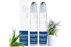 SONGQEE Rosemary Oil for Hair Growth Roll On–Nourishing Hair GrowthSerum & Scalp Serum,Natural Rosemary Hair Oil,Hair Growth for All Hair Type,Anti-Hair Loss Serum for Men & Women,Easy to Apply Roller(2pcs)