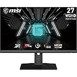 MSI G272QPF Monitor Gaming 27" WQHD 2K Rapid IPS (2560x1440), 170 Hz / 1ms GTG, G-Sync Compatibile, Night Vision, Stand regol