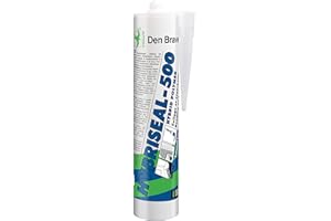 Den Braven 30618832 HYBRISEAL 500 EC1+ Blanc, Mastic Colle polymère Hybride pour collages élastiques et Joints à Faible Mouvement, Cartouche de 300ml, Bianco