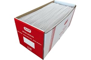 DHP - Espiral Metálica para encuadernar, paso 5:1, 30 mm, Blanco (Caja 50 unidades)