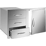 Barbecue a gas inox da esterno dakota 6 bruciatori e griglia