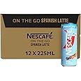 Nescafe Spanish Latte Iced Coffee On-the-go 225ml, 12 Cans