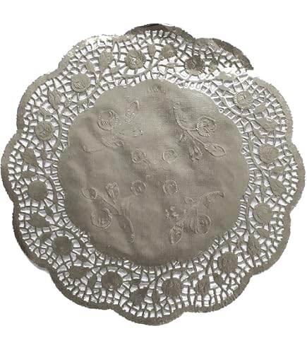 100 Tortenspitzen Rund Ø 36 Cm – Weißes Tortenpapier, Praktisch Zum Dekorieren & Servieren