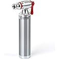 CO2 Inflator,CO2 Cartridges Bike Tire Bicycle CO2 Pump 2 in 1 Valve Head with Cartridge Storage Canister for Road MTB,Suitable for 12g 16g 20g 25g CO2 Cartridge Thread -No Cartridge Included