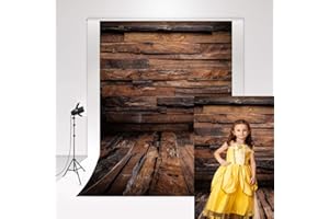 Kate Retro Holz Fotohintergrund 2x3m Vintage Holzbrett Fotografie Hintergrund für Neugeborene Porträt Fotostudio