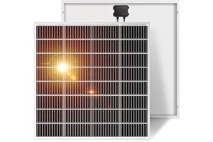 DOKIO 150W 18V Monocrystalline Solar Panel to Charge 12V Battery for motorhome, caravan, campervan, RV, boat or yacht, off-grid home