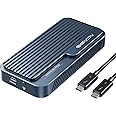 ACASIS 80Gbps M.2 NVMe SSD Enclosure, with Cooling Fan, 80Gbps Nvme Enclosure Compatible with Thunderbolt5/USB4 V2.0, MacBook Pro M4/M4 Pro and M4 Max, Mac Mini M4 (TBU 501 PRO-EU)