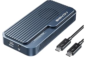 ACASIS 80Gbps M2 SSD NVMe Enclosure, avec Ventilateur de Refroidissement, Compatible avec USB4 V2.0 Adaptateur Disque Dur Externe (TBU 501 Pro-EU)
