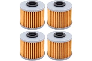 HouYeen 4Pcs Engine Oil Filter for Honda CB125F 2021-Up Motorcycles