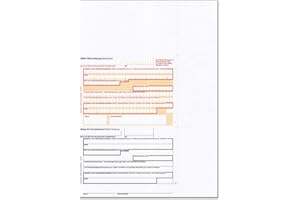 bits&paper BP0107 SEPA-Überweisung/Zahlschein (100 Blatt, A4, bankneutral) Überweisung mt Quittung